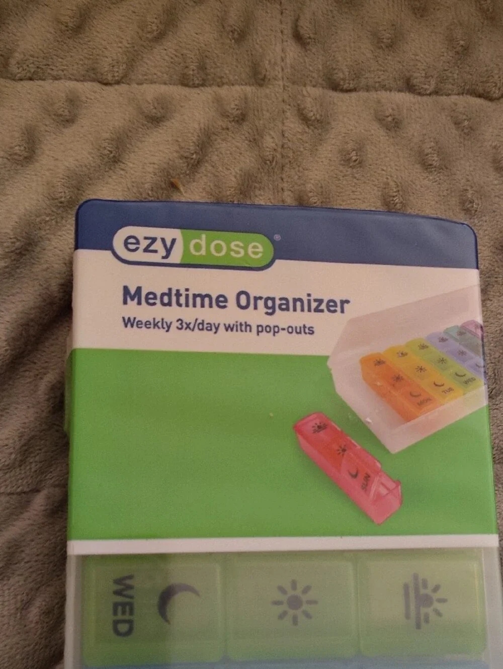Medtime Organizer Weekly Pill Box - Multicolor